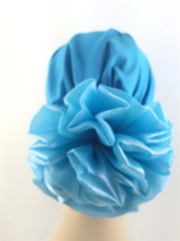 Turban with flower - Sky Blue